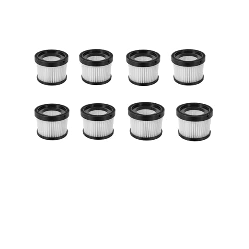 8/4 Stück Filter, Kompatibel Mit Makita, Ersatz For Kabellosen Handstaubsauger(8PCS) von FTEZKQDTR