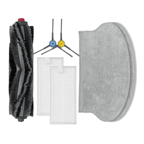 A83X-, Kompatibel For Eureka. NER600 Roboter-staubsauger Ersatz Kit Ersatzteile Haupt Seite Bürste Rolle Filter Wischlappen Zubehör A83X-, Kompatibel For Eureka. NER600 Roboter-staubsauger Ersatz Kit Ersatzteile Haupt Seite Bürste Rolle Filter Wischlappen Zubehör von FTEZKQDTR