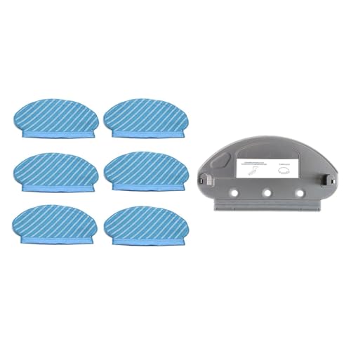B59B-Wassertank Ersetzen, Kompatibel Mit Ecovacs, 950 Teile Staubsauger-Zubehör Mit 6-teiligem Mopp-Tuch-Pad-Set B59B-Wassertank Ersetzen, Kompatibel Mit Ecovacs, 950 Teile Staubsauger-Zubehör Mit 6-teiligem Mopp-Tuch-Pad-Set von FTEZKQDTR