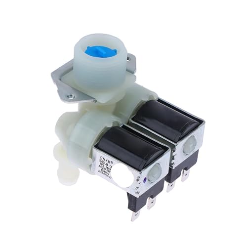 For Zylinderwaschmaschine FPS180A AC220V-240V Trommelwaschmaschine Einlasswasserventil Doppelköpfe Einlassmagnetventil von FTEZKQDTR