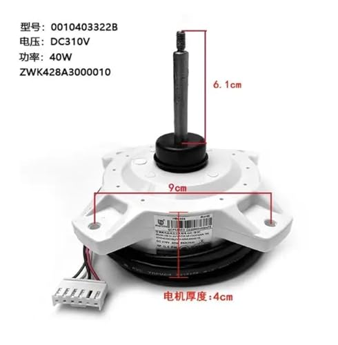 Kompatibel Mit Haier, Klimaanlagen-Gleichstrommotorlüfter SIC-310-40-2 0010403322A 0010403322B ZWK428A3000010(0010403322B) von FTEZKQDTR