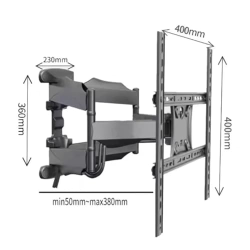 M5 P5 37"-70" 42" 50" 66" 6-Arm VESA 400X400 200X200 Einziehbare, Voll Bewegliche LCD-TV-Wandhalterung Mit Beweglichem Arm(DL-P5) von FTEZKQDTR
