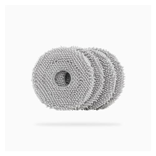 Roborock FlexiArm Design Mopp Tablett, Kompatibel For Q Revo, MaxV/Q Revo Pro Mopp Tuch Halter Mopp Montieren Ersatz Zubehör Teile(Mop cloth x4) von FTEZKQDTR