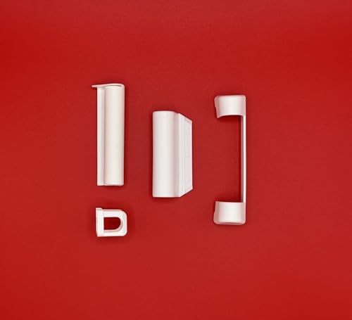 Maco Abdeckkappen - Set weiß Multi - Matic und Multi - Trend Scherenlager, Ecklager, Ecklagerband (1er Set weiß für Falzecklagerband links) von FTF - Fenstertechnik