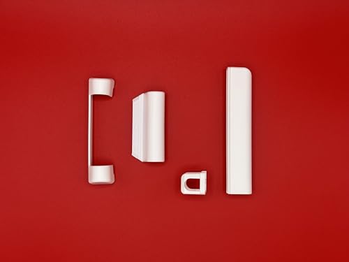 Maco Abdeckkappen - Set weiß Multi - Matic und Multi - Trend Scherenlager, Ecklager, Ecklagerband (1er Set weiß) von FTF - Fenstertechnik
