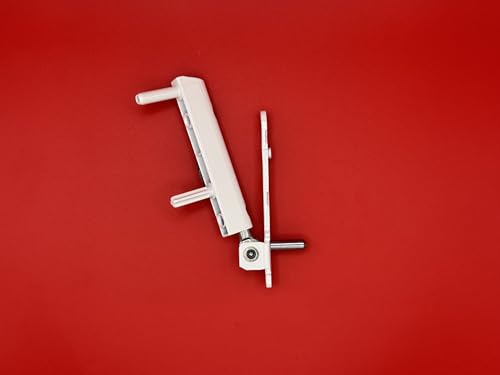 ROTO Reparatur Ecklager Eckband Holz/PVC Fenster Zapfenabstand 55mm (weiß beschichtet) von FTF - Fenstertechnik
