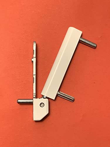 Roto Ecklager der Serie NT und Centro/Reparaturecklager/Eckband für Holzfenster und Kunststofffenster / 70mm Zapfen (mit weißen Abdeckkappen) von FTF - Fenstertechnik