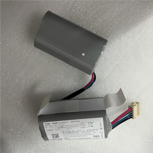Der wiederaufladbare Lithium-Akku 14,4 V mit 5200 mAh ist EIN spezielles Originalzubehör for Kehrmaschinen. Kompatibel mit Ecovacs DVX45 K10 K20N9(5200mah 14.4v Grey) von FTGADRYF