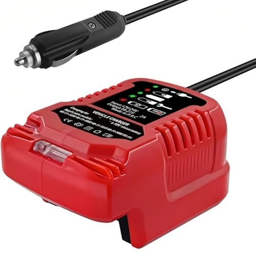Elektrowerkzeug-Bohrhammer, 18 V, M18-Lithium-Akku, tragbares, kompaktes Auto-C-Ladegerät, Ladegerät 230 V. Kompatibel mit Milwaukee M18, 18V 48-11-1850 48-11-1860 48-11-1815 48-11-1890XC Elektrowerkzeug-Bohrhammer, 18 V, M18-Lithium-Akku, tragbares, kompaktes Auto-C-Ladegerät, Ladegerät 230 V. Kompatibel mit Milwaukee M18, 18V 48-11-1850 48-11-1860 48-11-1815 48-11-1890XC von FTGADRYF