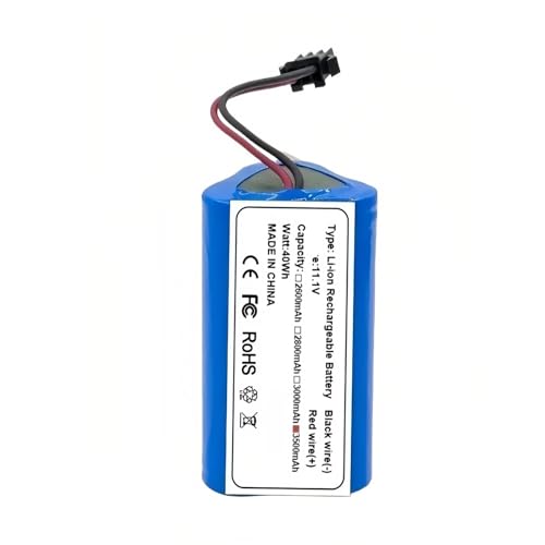 FTGADRYF 11,1 V 3500 mAh wiederaufladbarer Li-Akku 4S1P. Kompatibel mit Conga 890 Slim. Akku for Nass-Staubsaugerroboter(3200mAh) von FTGADRYF