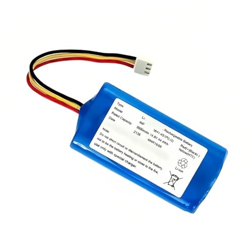 FTGADRYF 3000 mAh Original Akku for Kehrroboter-Staubsauger, 14,4 V. Kompatibel mit Lexy R530 von FTGADRYF