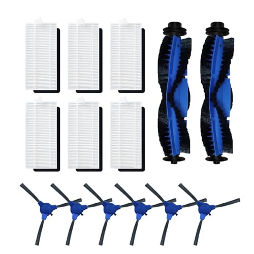FTGADRYF Ersatz-Hepa-Filterrad for Hauptrolle und Seitenbürste des Staubsaugers. Kompatibel mit Eufy RoboVac 11S 30 30C 15C 15T 12 25C 35C.(14pcs Combo Kit) von FTGADRYF