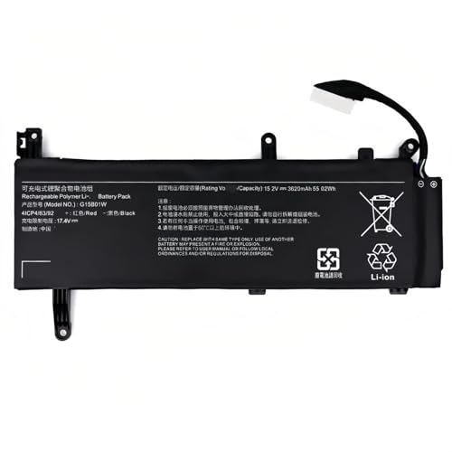 FTGADRYF G15B01W 3620mAh Laptop-Akkus 15,2V. Kompatibel mit Xiaomi. Laptop 15,6 Zoll 7300HQ 1050Ti/1060 171502-A1 Notebook FTGADRYF G15B01W 3620mAh Laptop-Akkus 15,2V. Kompatibel mit Xiaomi. Laptop 15,6 Zoll 7300HQ 1050Ti/1060 171502-A1 Notebook von FTGADRYF
