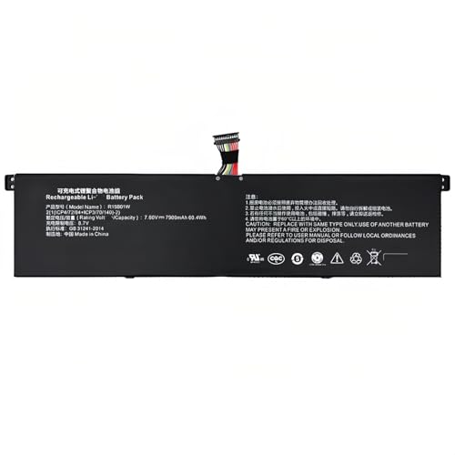 FTGADRYF R15B01W 7900 mAh Laptop-Akku 7,60 V. Kompatibel mit Xiaomi. Mi Laptop Air Pro 15,6 Zoll GTX1050 Max-Q Notebook 171501-AQ 171501-AL 171501-AF FTGADRYF R15B01W 7900 mAh Laptop-Akku 7,60 V. Kompatibel mit Xiaomi. Mi Laptop Air Pro 15,6 Zoll GTX1050 Max-Q Notebook 171501-AQ 171501-AL 171501-AF von FTGADRYF