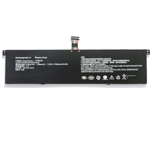 FTGADRYF Wiederaufladbarer Notebook-Akku, 7900 mAh, R13B01W, R13B02W, 7,6 V. Kompatibel mit Xiaomi. 15,6 Zoll TM1701 181501-AB 171501-AL/FE Modelle Laptop FTGADRYF Wiederaufladbarer Notebook-Akku, 7900 mAh, R13B01W, R13B02W, 7,6 V. Kompatibel mit Xiaomi. 15,6 Zoll TM1701 181501-AB 171501-AL/FE Modelle Laptop von FTGADRYF