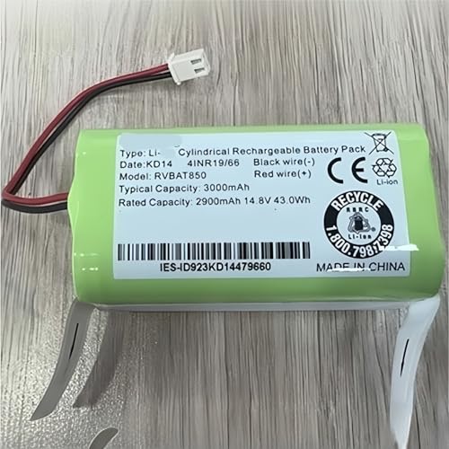 RBVAT850 3000 mAh Intelligenter Roboterstaubsauger Lithiumbatterie 14,8 V. Kompatibel mit Shark. R75 R85 RV850 RV761 AV751 AV752 AV753 RBVAT850 3000 mAh Intelligenter Roboterstaubsauger Lithiumbatterie 14,8 V. Kompatibel mit Shark. R75 R85 RV850 RV761 AV751 AV752 AV753 von FTGADRYF