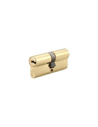 FTH Doppelschlosszylinder FTH 6G, 40x40mm, Zylinder und Schlüssel aus Messing, Schutz gegen Picking, Bohren und Abreißen, 3 Wendeschlüssel FTH Doppelschlosszylinder FTH 6G, 40x40mm, Zylinder und Schlüssel aus Messing, Schutz gegen Picking, Bohren und Abreißen, 3 Wendeschlüssel von FTH