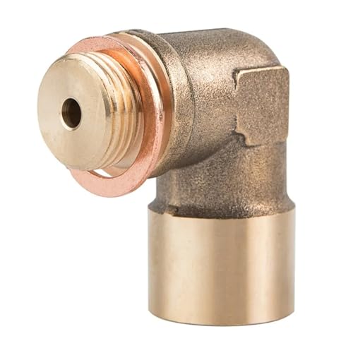 Lamdasonde 90 Grad Sauerstoffsensor Adapter Messing Ellenbogenverschraubung M18 * 1,5 Sauerstoffsensoren von FTJKKVV