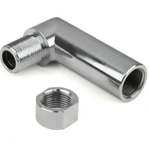 Lamdasonde Auto 90 Grad Abgewinkelt M18 * 1,5 O2 CEL Fix Sauerstoff Sensor Spacer Auspuff Verlängerung Sauerstoffsensoren von FTJKKVV