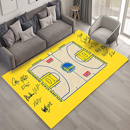 FTMGGDG Kreativer Teppich - NBA-Basketball Decken - Trendige Fußmatten für das Schlafzimmer von Jungen 80x120cm von FTMGGDG