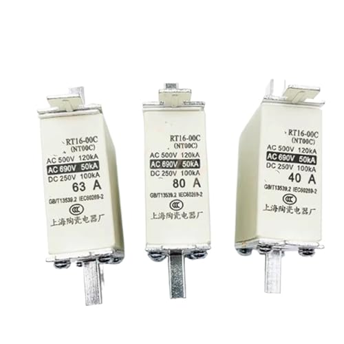 1 stücke NH00C NT00C RT16-00C R030C Sicherung 500V 690V 16A 20 25A 35A 40A 50A 63A 80A 100A 125A 160A(100A) von FTMRBOQI