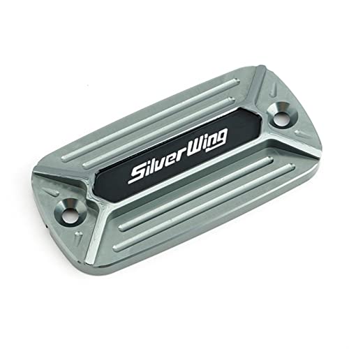 Für Honda Fcs600 Silverwing FCS 600 Silver Wing 2001-2011 Vorderer Bremsflüssigkeitsbehälter Deckel Tankabdeckung Zubehör (Farbe : 1 Piece Titanium, Größe : 1) von FTNBAE