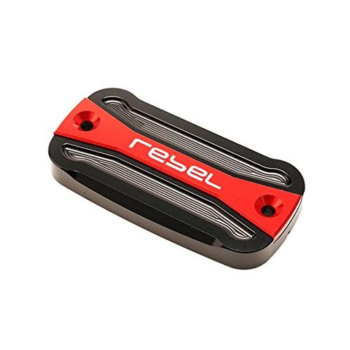 Für Honda Rebel 300 Rebel 500 2017-2020 2019 Motorrad CNC Aluminium Vorderradbremsbehälter Flüssigkeitsbehälter Ölbecherabdeckung (Farbe : Rot) von FTNBAE