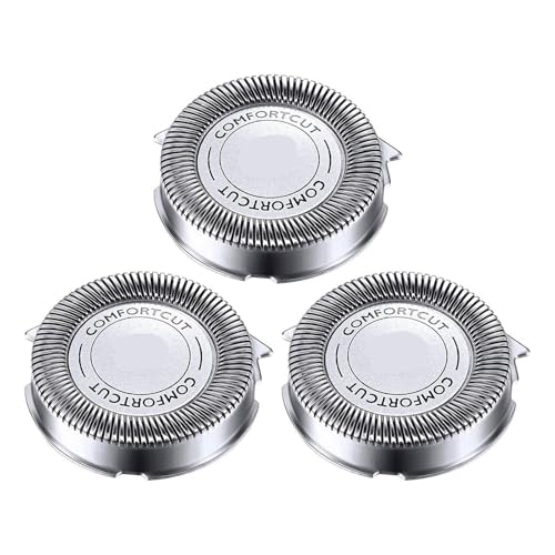 3 Stück SH30/50/52 Rasierer-Ersatzköpfe, kompatibel mit Philips, Elektrorasierer Serie 1000, 2000, 3000, 5000 Klingenkopf von FTUKFYJK