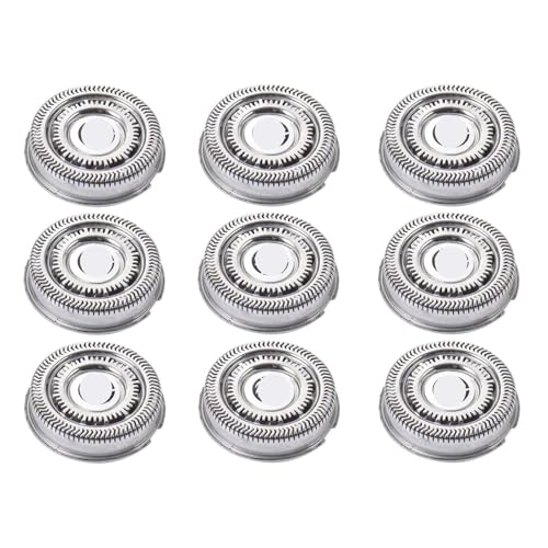 9 Stück SH90 Rasierer-Ersatzköpfe, kompatibel mit Philips, Serie S9000 RQ12 Rasierer-Klingenkopf von FTUKFYJK