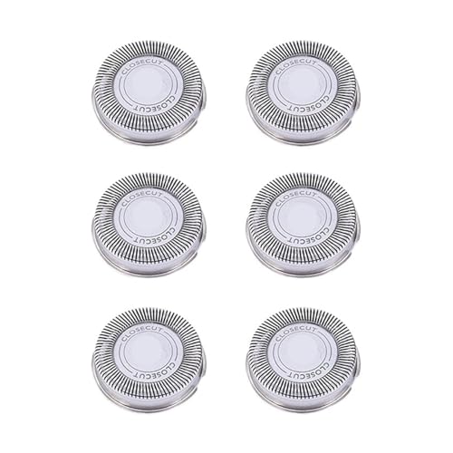6er-Pack SH30-Ersatzköpfe, Kompatibel Mit Philips, Shaver Series 3000, 2000, 1000 Und S738, Mit Langlebigen, Scharfen Klingen E von FTUKFYJK