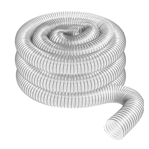 Schlauch For Staubsauger, 50 Mm, Staubabsaugung, Holzbearbeitungsbalg, PVC, Industriestaubsammelrohr, Baustaubsauger(3 m) von FTUKFYJK