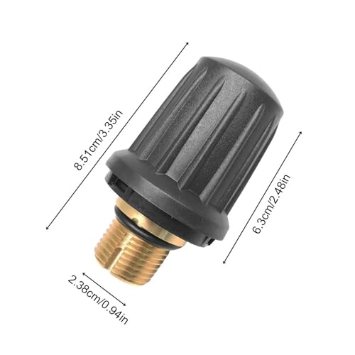 Sicherheitskappe for Dampfreiniger, Messing-Sicherheitsventil, Tankkappe for Staubsauger, Ventil, Tankdeckel, kompatibel mit Kärcher, SC1, SC2, CTK10, SC2D von FTUKFYJK