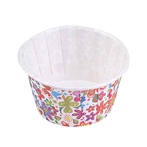 100 STÜCKE Backförmchen Cupcake Liners, Runde Kuchen Backförmchen Muffin Formen für Party Hochzeiten, Geburtstag Dekoration (#3) von FTVOGUE