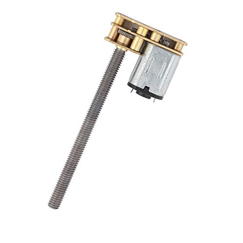 1024GA20 DC 6V / 12V Mikro-Getriebemotor Drehzahlreduzierung Flip-Chip-Getriebe Elektromotor mit langer Abtriebswelle M4 x 55mm(12V 100RPM) von FTVOGUE