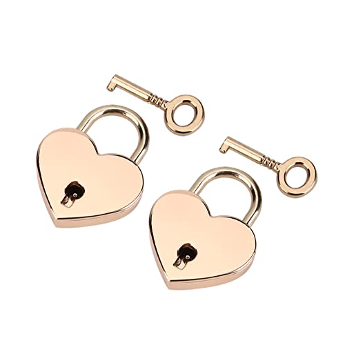 2 sätze Kleine herzförmige Vorhängeschloss Mini Lock Rose Herz Liebe Schlüssel Metallschloss mit Schlüssel 2 sätze Kleine herzförmige Vorhängeschloss Mini Lock Rose Herz Liebe Schlüssel Metallschloss mit Schlüssel von FTVOGUE