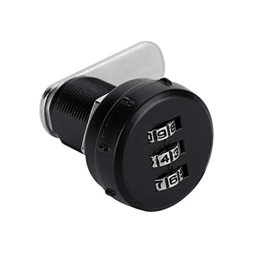 3-stellige Code Lock Zink-Legierung Kombination Cam Schrank Silber Passwort Sicherheitsnummer Schloss von FTVOGUE