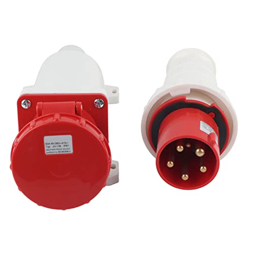 380-415V 63A 5Pin Industrieluftfahrtstecker+Offene Buchse 3P+N+E IP67 Wasserdichte Steckdose für Den Außenbereich 380-415V 63A 5Pin Industrieluftfahrtstecker+Offene Buchse 3P+N+E IP67 Wasserdichte Steckdose für Den Außenbereich von FTVOGUE