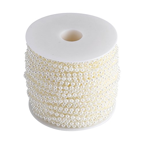 40m / Rolle 4mm künstliche Perle DIY Ornamente Perlen Vorhang Hochzeit/Event/Festival Party Decor(01) von FTVOGUE