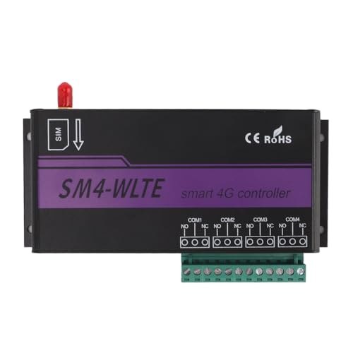 4G GSM Fernbedienung Relais Schalter Temperatur Luftfeuchtigkeit Alarm Controller EU Stecker von FTVOGUE