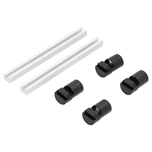 4pcs Bench Dogs 20mm Aluminiumlegierung Bench Dogs für die Holzbearbeitung Diy Humanisiertes Design Lochhobeln Stop Bench Dogs Workbench Positioning Fixing Tool von FTVOGUE