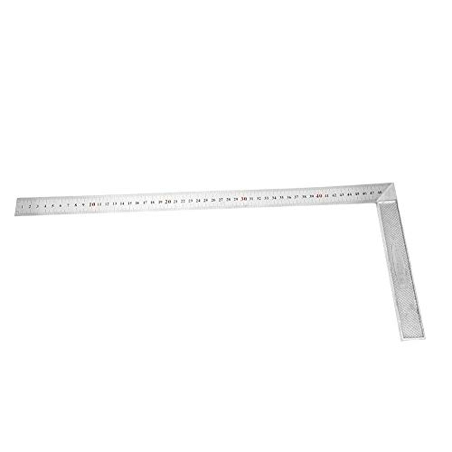 50 cm Aluminiumlegierung Rechtwinklig Lineal Messwerkzeug Holzbearbeitung Dekoration 90 Grad L-platz Lineal Breite sitz(dick) von FTVOGUE
