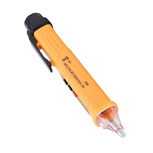 Berührungsloser Teststift Elektrischer Spannungsdetektor Tester Stiftkreisprüfwerkzeug 48-1000V/12-1000V(Yellow) von FTVOGUE