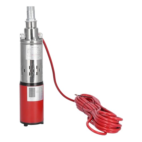 DC12V 8A Solarwasserpumpe Tiefbrunnenpumpe High-Lift Schraube Tauchpumpe für Fischerboot Fischteich Landwirtschaftliche Bewässerung von FTVOGUE