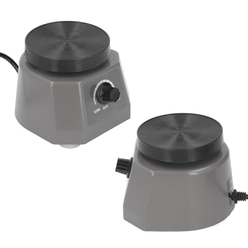 Dental-Oszillator 4 Zoll Runder Zahnarzt-Oszillator 100 W Labor-Vibrationsschüttler Gips-Vibrationsplatte Gips-Rüttelplatte Orbitalschüttler (EU-Stecker 220 V) von FTVOGUE