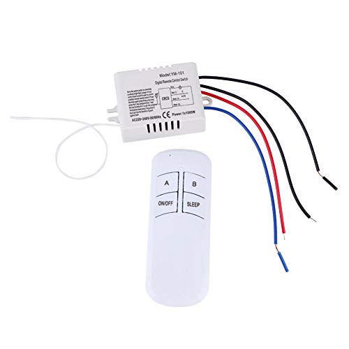 Drahtlose Fernbedienung Schalter Lampe Licht Digitalschalter Empfänger Sender 220V von FTVOGUE