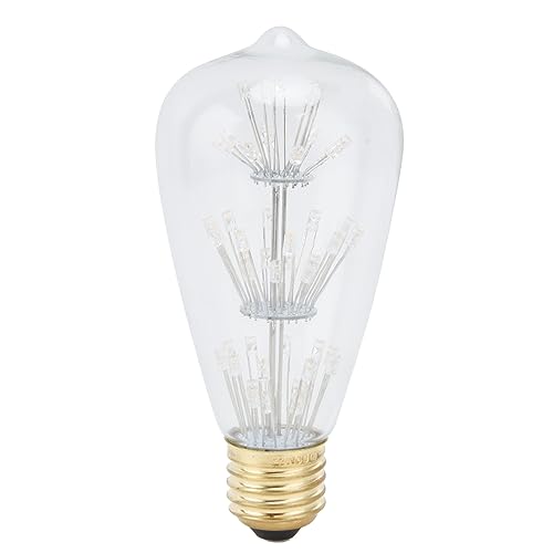 E27 Feuerwerk Glühbirne LED Vintage Art Glas Glühbirne Warmes Licht 85‑265V 3W für Festival Party Hof Schlafzimmer Kaffeebar von FTVOGUE