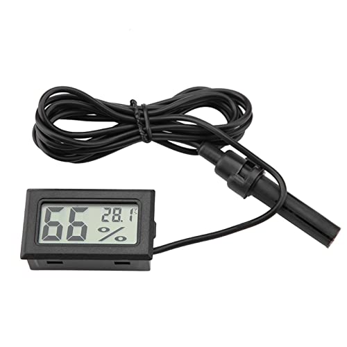 thermometer für brutmaschine Eingebettetes Mini LCD Thermometer Hygrometer Mit Externer Sonde für Inkubatoren Brooders Reptil Tank Aquarium von FTVOGUE
