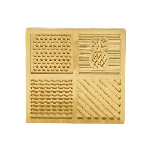 Eiswürfel-Stempel aus Messing, Eis-Designer-Tablett aus Messing mit 4 Mustern, Schnelle Herstellung, Rostschutz, Box aus Buchenholz, Breite Anwendung, Werkzeugsets Eiswürfel-Stempel aus Messing, Eis-Designer-Tablett aus Messing mit 4 Mustern, Schnelle Herstellung, Rostschutz, Box aus Buchenholz, Breite Anwendung, Werkzeugsets von FTVOGUE