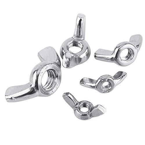 FTVOGUE 10 stücke DIN315 M3-M8 Edelstahl SS316 Flügelmutter Flügelmuttern Möbel Verschluss Liefert(M4) von FTVOGUE