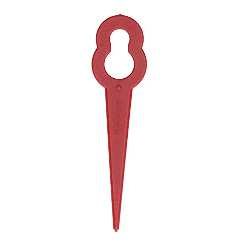 FTVOGUE 100 Prozent Plastikschneiderblätter Rasen Trimmer Effizienz Verbesserung Gartenzubehör (Rot) von FTVOGUE
